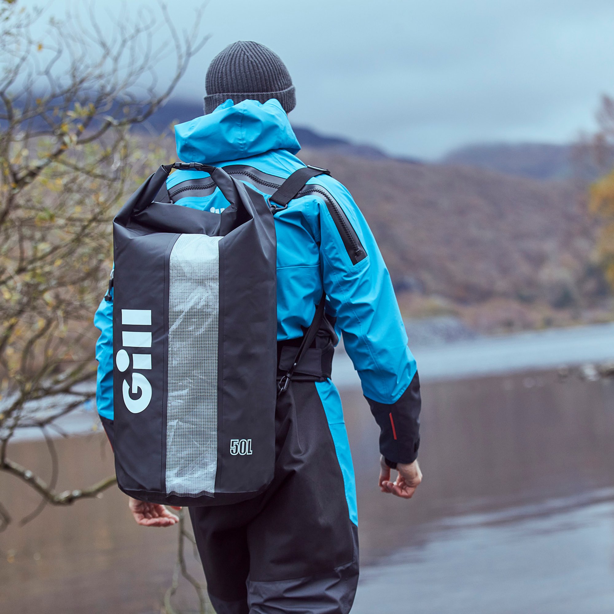 Gill Rucksack VOYAGER DRY BAG 50L, wasserdicht, schwarz