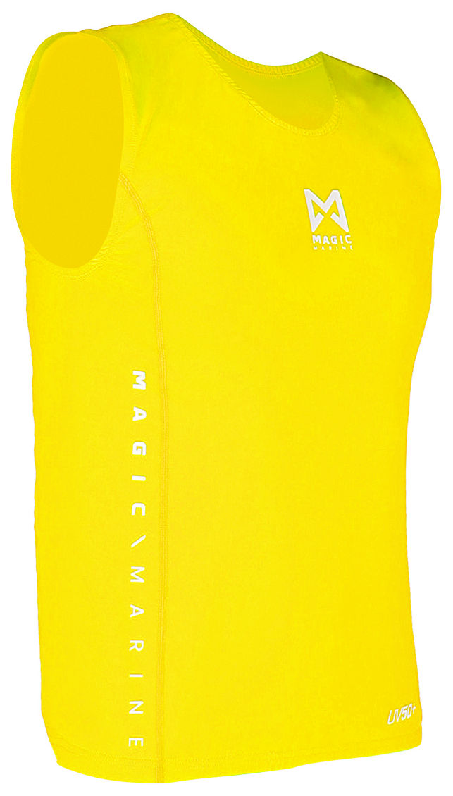 Magic Marine Overtop BRAND SLEEVELESS, signal-gelb