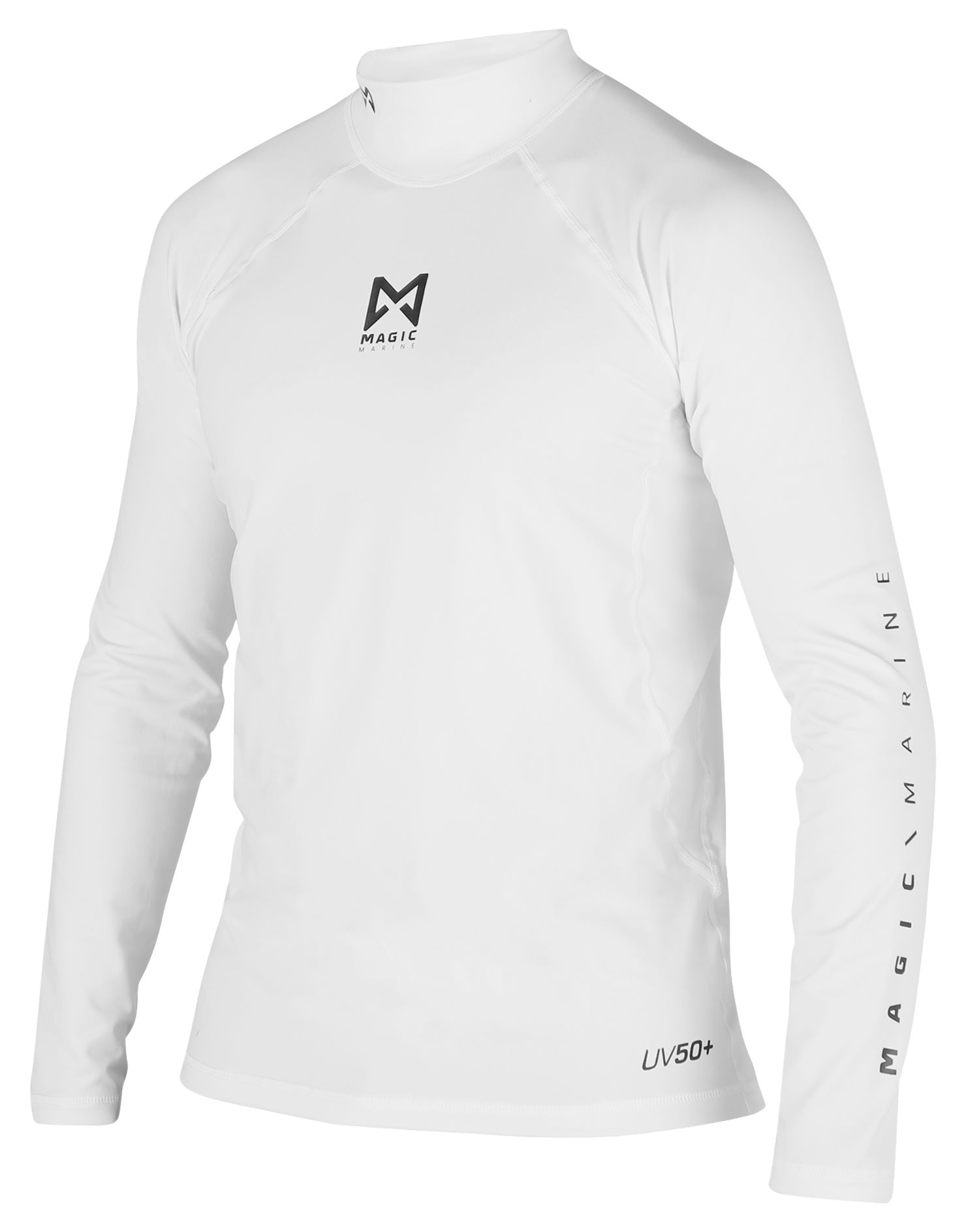 Magic Marine Rash-Shirt CUBE (Langarm), weiß