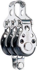 Harken 16mm Block 3-scheibig mit Hundsfott