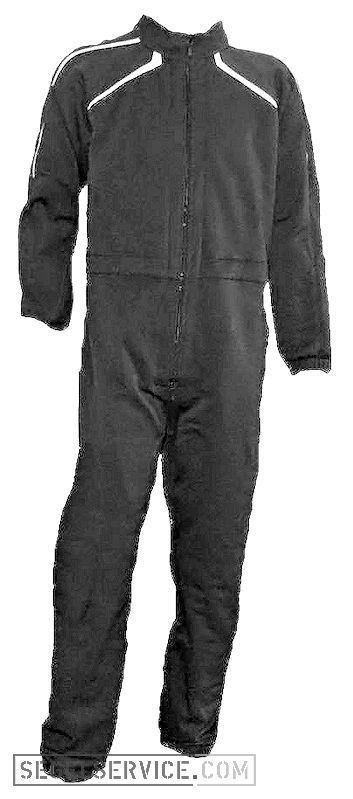 Dry Fashion Fleece-Underall, 260gr., schwarz