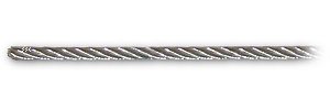 Edelstahl-Drahtseil 7x19 (laufendes Gut) 2mm