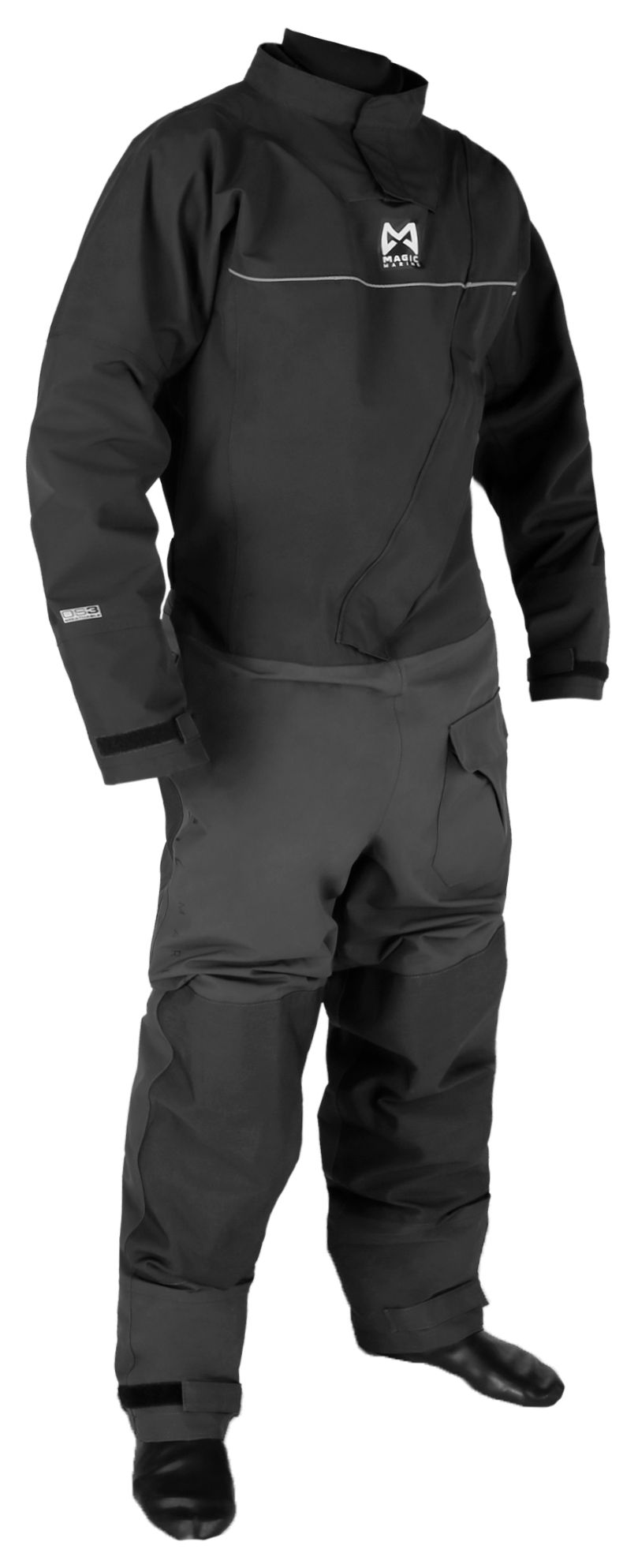 Magic Marine Kinder-Trockenanzug REGATTA DRYSUIT JUNIOR, grau/schwarz