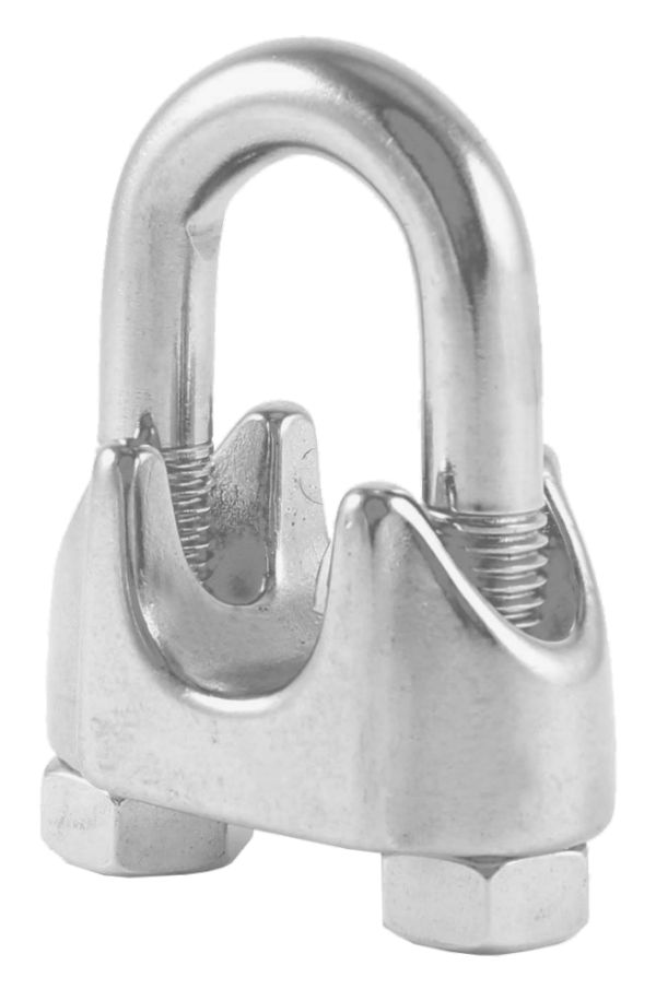 Drahtseilklemme Edelstahl, schraubbar, 4-5mm (V4A)