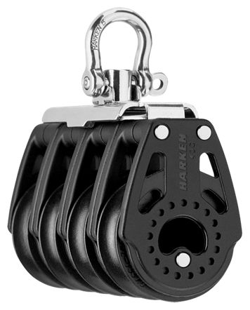 Harken 40mm Carbo Block 4-scheibig mit Wirbel
