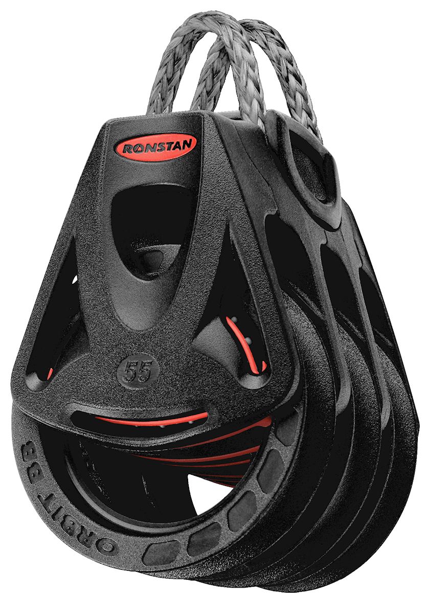 Ronstan Orbit-Block Series 55, 3-scheibig, Loop-Top