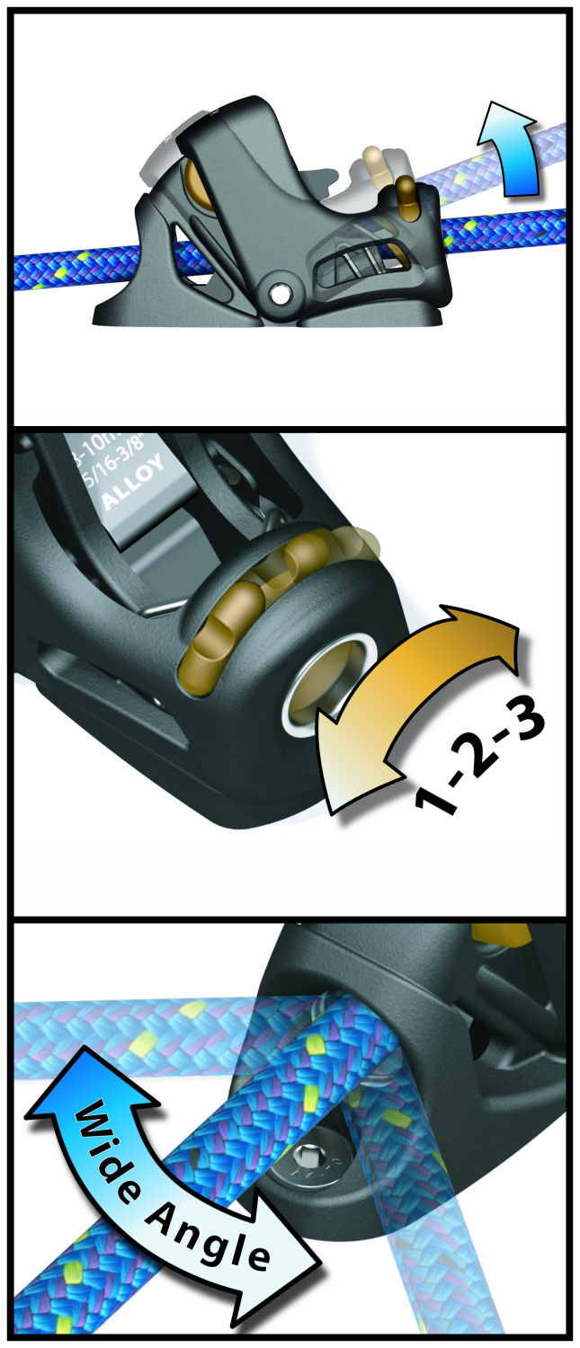 Spinlock Powerklemme PXR/T 8-10mm mit T-Basis