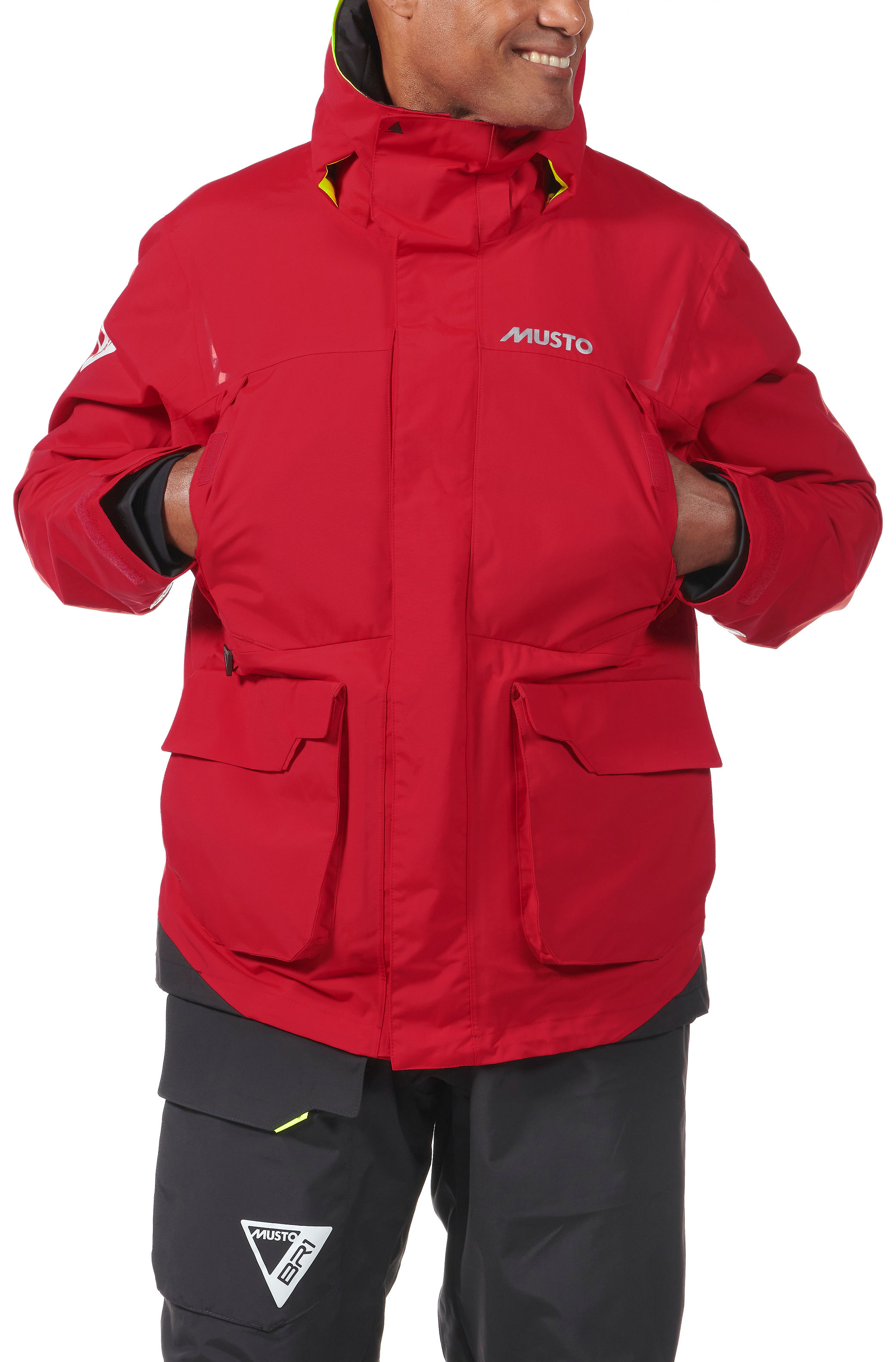 Musto Segeljacke BR1 CHANNEL, rot