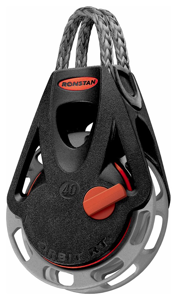 Ronstan Orbit Ratchet-Block Series 40 (manuell), 1-scheibig, Loop-Top