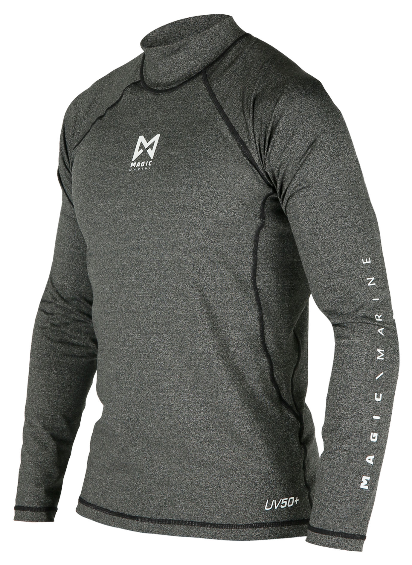 Magic Marine Rash-Shirt CUBE (Langarm), anthrazit