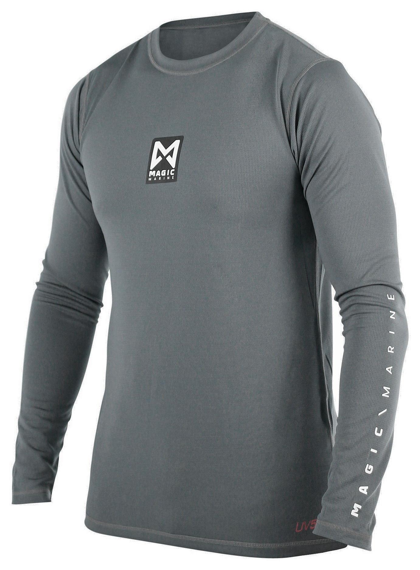 Magic Marine Rash-Shirt CUBE QUICK DRY (Langarm), grau