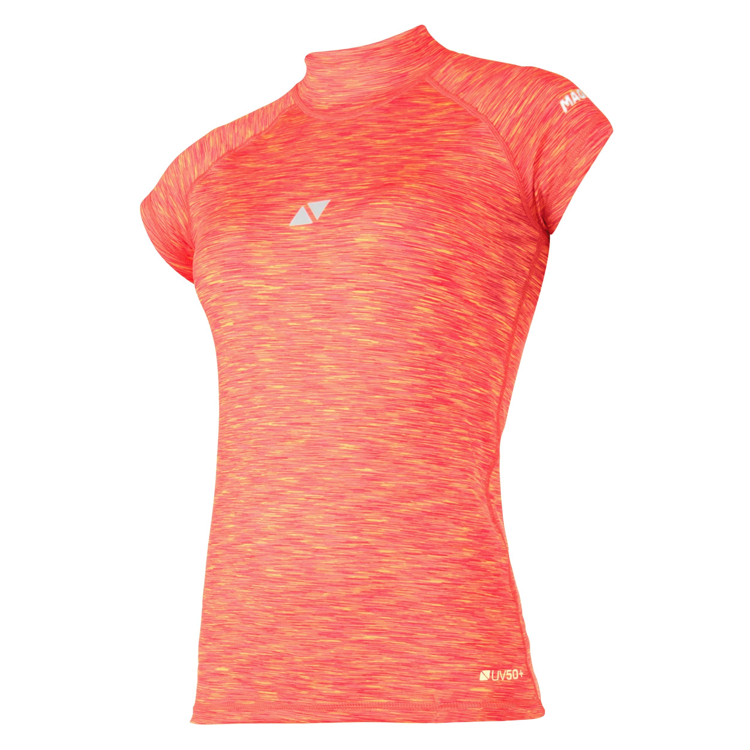 EINZELSTÜCK: Magic Marine Rash-Shirt CUBE LADIES (Kurzarm), pink-melee (42)