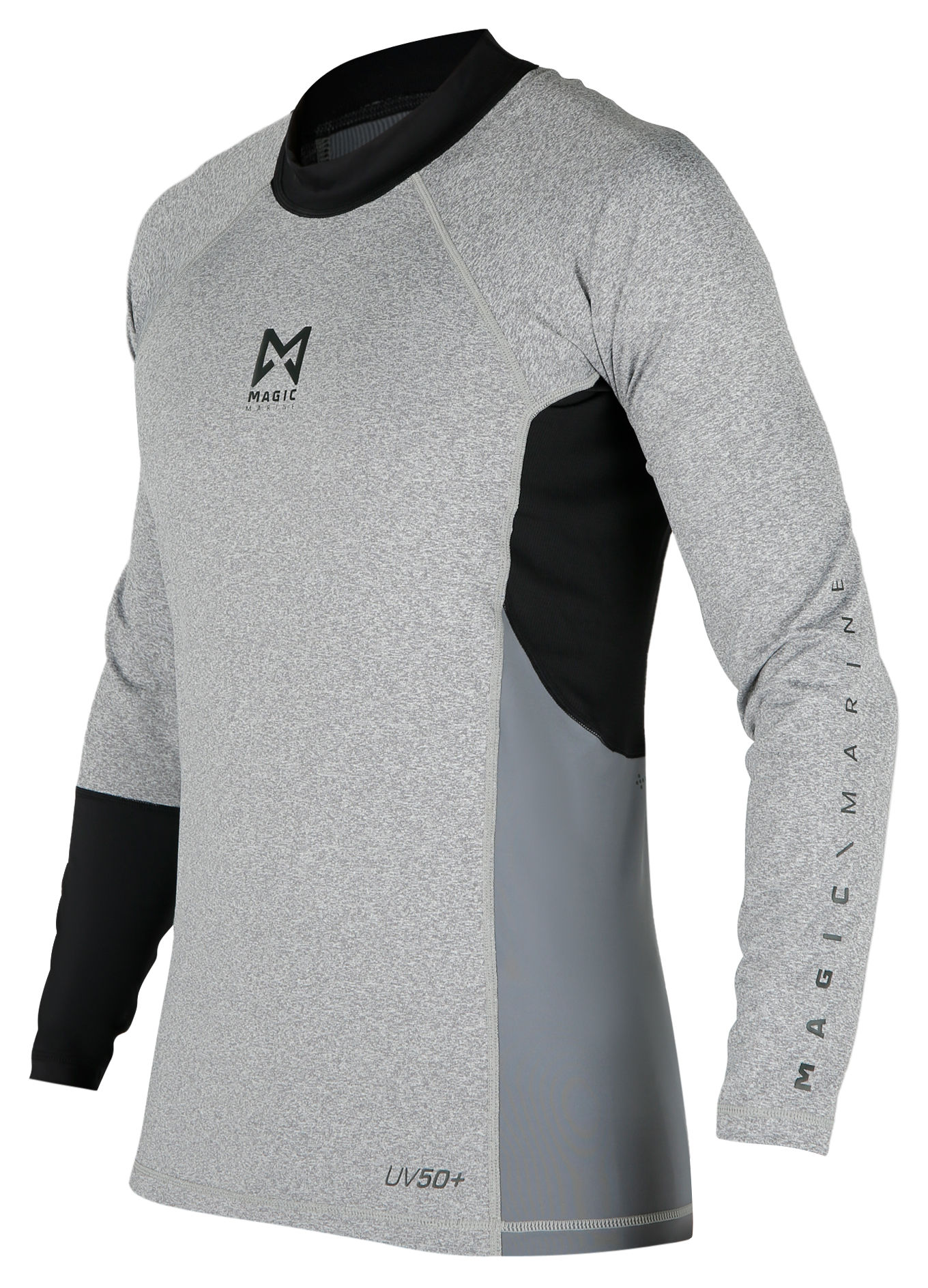 Magic Marine Rash-Shirt ENERGY (Langarm), grau/schwarz