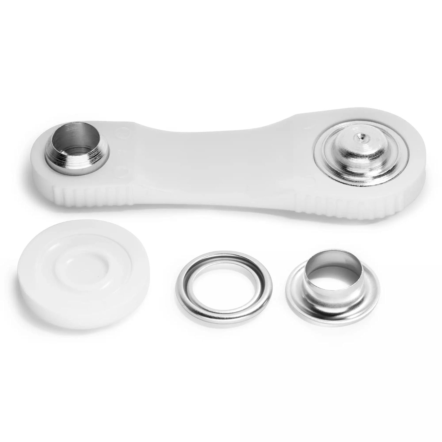 Messingösen vernickelt, 11mm (15 St.) inkl. Schlagwerkzeug