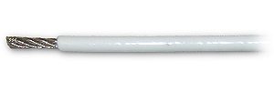 Edelstahl-Drahtseil 7x7 ummantelt (weiß) 4 auf 6mm 