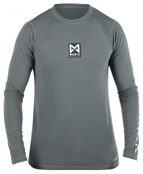 Magic Marine Rash-Shirt CUBE QUICK DRY (Langarm), grau 