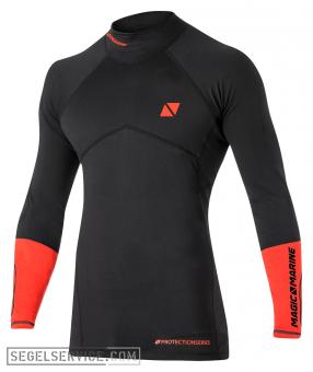 Magic Marine Rash Thermal-Shirt IMPACT PRO mit Prallschutz, schwarz-orange [::Sonderaktion:] 