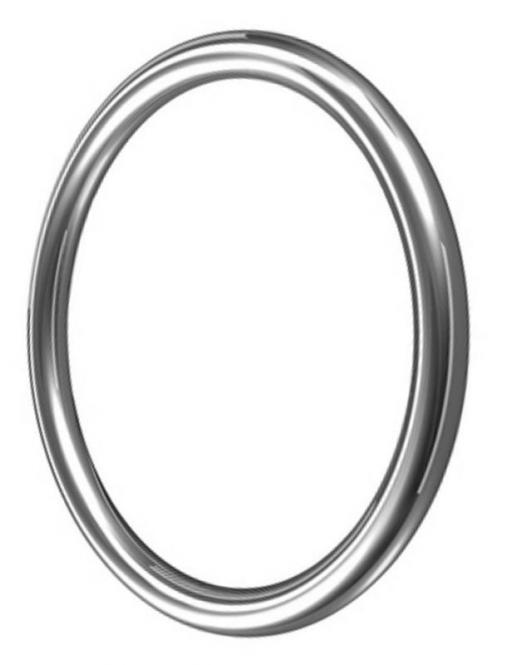 Edelstahlring Ringe V4A  O-Ring Ringe für Vorhänge Öse Nirosta 